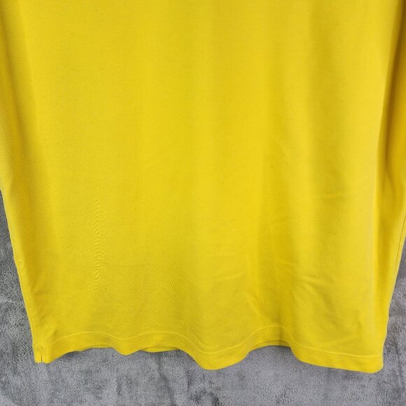 Mens Yellow Nike Dri-Fit Polo Shirt Short Sleeve Size XXL - Picture 3 of 10